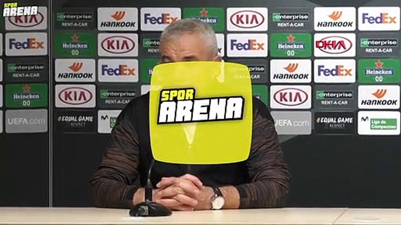 Rıza Çalımbay: Takımdan memnunum ancak yediğimiz gollerden memnun değilim