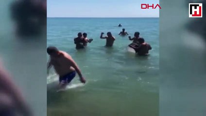 Denizde davul-zurna keyfi