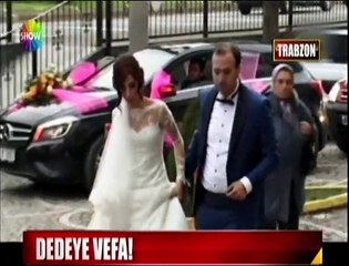 Torundan  dedeye büyük vefa