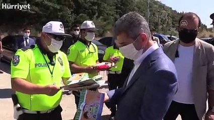 İçişleri Bakan Yardımcısı İnce, Bozüyük'te trafik denetimine katıldı