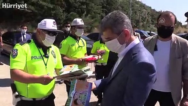 İçişleri Bakan Yardımcısı İnce, Bozüyük'te trafik denetimine katıldı