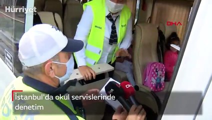 Son dakika... İstanbul'da okul servislerinde denetim