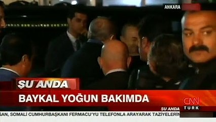 Cumhurbaşkanı Erdoğan, Baykal'ın tedavi gördüğü hastaneye ziyaret etti