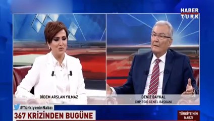 Deniz Baykal'ı canlı yayında kızdıran soru