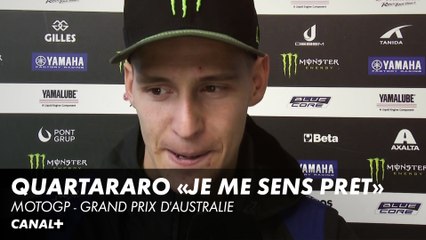 Quartararo : "Je me sens prêt" - MotoGP Grand prix d'Australie