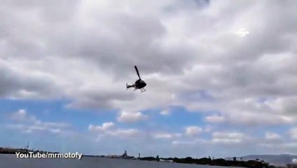 Hawaii'de 5 kişiyi taşıyan helikopter düştü