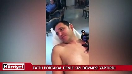 Fatih Portakal deniz kızı dövmesi yaptırdı