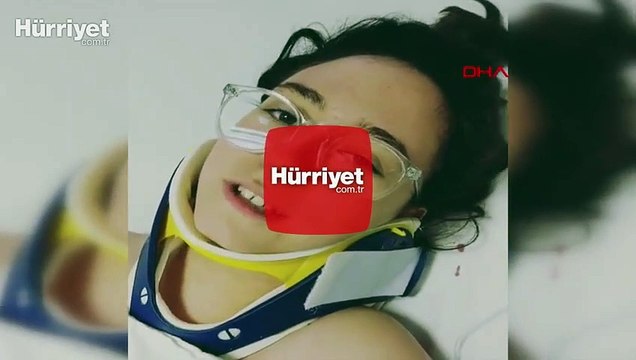 Enkazdan kurtarılan İnci'nin hastanedeki ilk görüntüsü