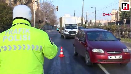 İstanbul'da kış lastiği denetimi yapıldı