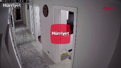 İzmir depreminden yeni görüntü! Sarsıntının şiddeti böyle görüntülendi
