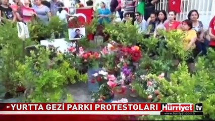 YURTTA TAKSİM GEZİ DİRENİŞİNE DESTEK YÜRÜYÜŞÜ