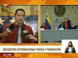 Venezuela comparte su proyecto cultural en el Encuentro Internacional Poesía y Formación