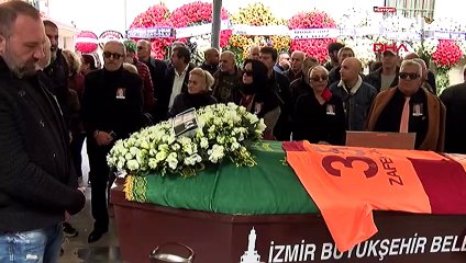 Demet Akbağ'ın eşi Zafer Çika son yolculuğuna uğurlandı