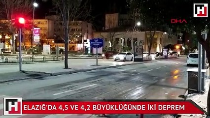 Elazığ'da 4,5 ve 4,2 büyüklüğünde iki deprem