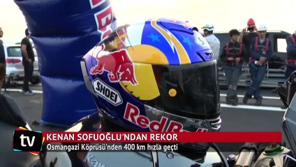Kenan Sofuoğlu, Osmangazi Köprüsü'nü 400 km ile geçti