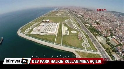 Dev park halkın kullanımına açıldı