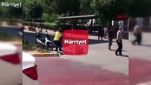 Hastane bahçesindeki bıçaklı ve sopalı kavga