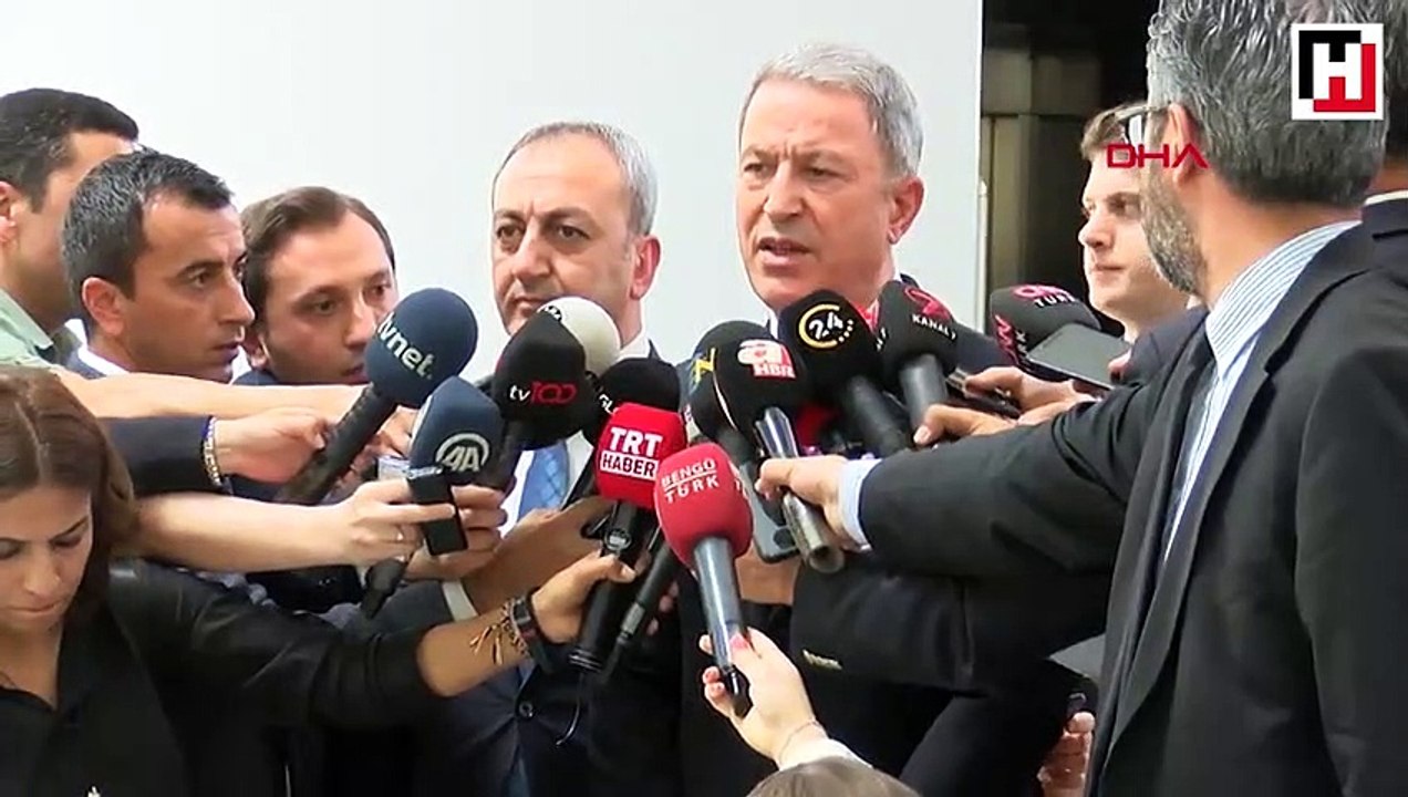 Bakan Akar, MHP Genel Başkanı Bahçeli ile görüştükten sonra konuştu