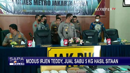 Modus ini yang Digunakan Teddy Minahasa Jalankan Jaringan Narkobanya