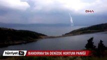 Denizde hortum paniği