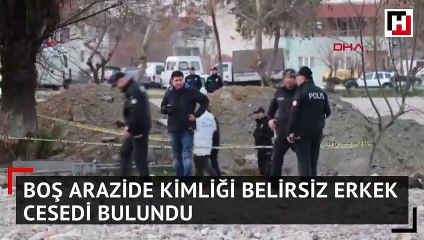 Boş arazide bu halde bulundu