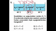 FEN BİLGİSİ SORULARININ ÇÖZÜMLERİ