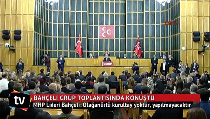 Bahçeli: Bizim paralele teslim edecek bir partimiz yoktur