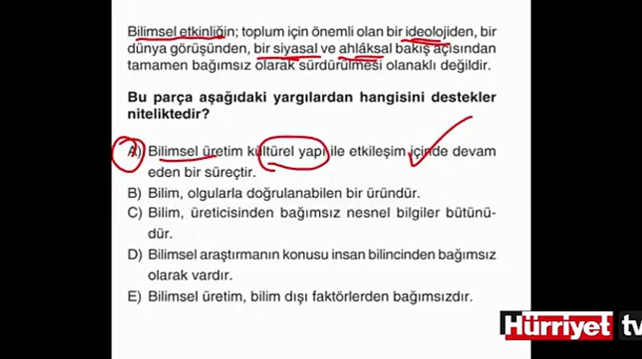 SEÇMELİ DERS SORULARININ ÇÖZÜMLERİ