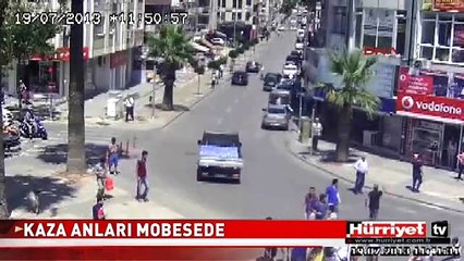 İLGİNÇ KAZALAR MOBESE'DE