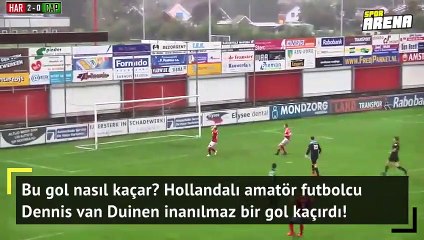 Bu gol nasıl kaçar?