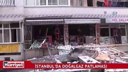 İstanbul'da doğalgaz patlaması