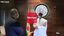 Çavuşoğlu, Nijer Cumhurbaşkanı Issoufou Mahamadou tarafından kabul edildi