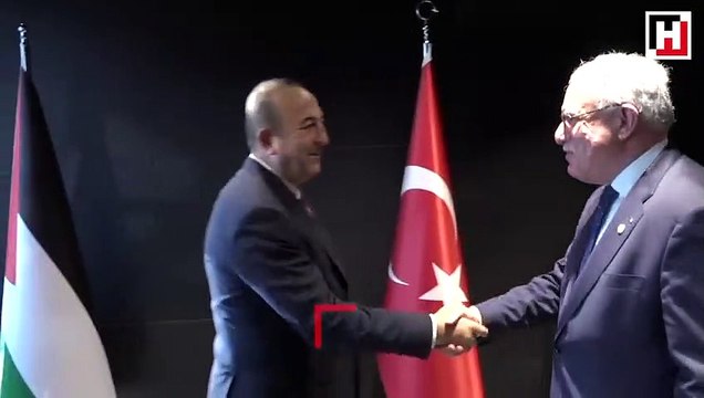 Dışişleri Bakanı Çavuşoğlu Filistinli mevkidaşıyla görüştü