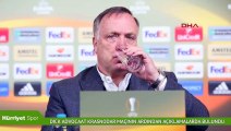 Fenerbahçe'de Teknik Direktör Dick Advocaat Krasnodar maçının ardından açıklamalarda bulundu
