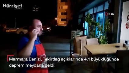 Son dakika deprem haberi: Tekirdağ açıklarında deprem