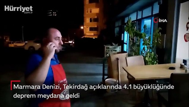 Son dakika deprem haberi: Tekirdağ açıklarında deprem