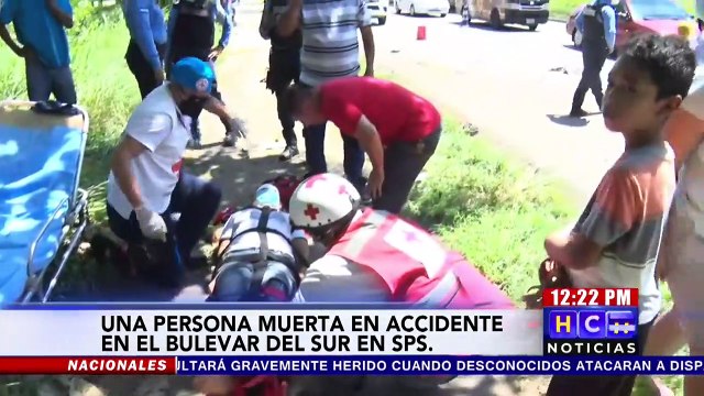 Motociclista muere y fémina resulta herida en dos accidentes simultáneos #SPS