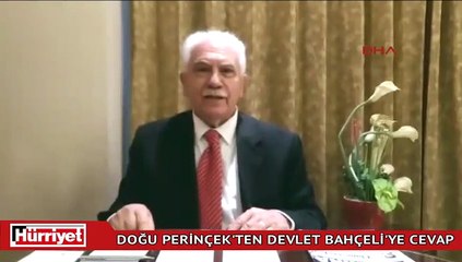 Doğu Perinçek'ten Devlet Bahçeli'ye cevap