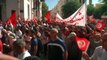 Marchas na Tunísia contra o presidente Kais Saied