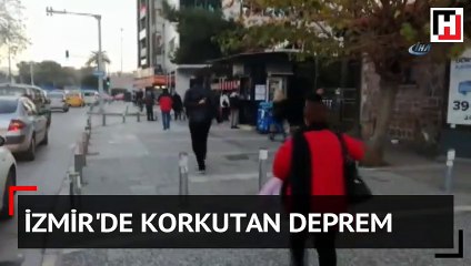 İzmir'de korkutan deprem