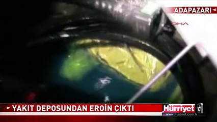 YAKIT DEPOSUNDAN 15 KİLO EROİN ÇIKTI