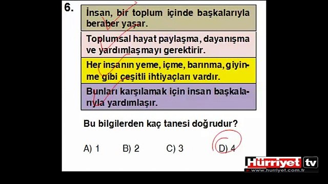 DİN KÜLTÜRÜ VE AHLAK BİLGİSİ SORULARININ ÇÖZÜMLERİ