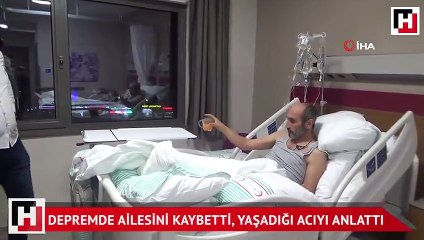 Elazığ depreminde ailesini kaybetti... Yaşadığı acıyı anlattı