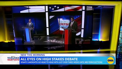 Highlights of high stakes debate in Georgia