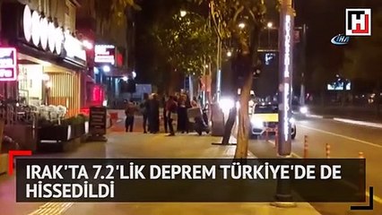 Irak'ta 7.2'lik deprem Türkiye'de de hissedildi