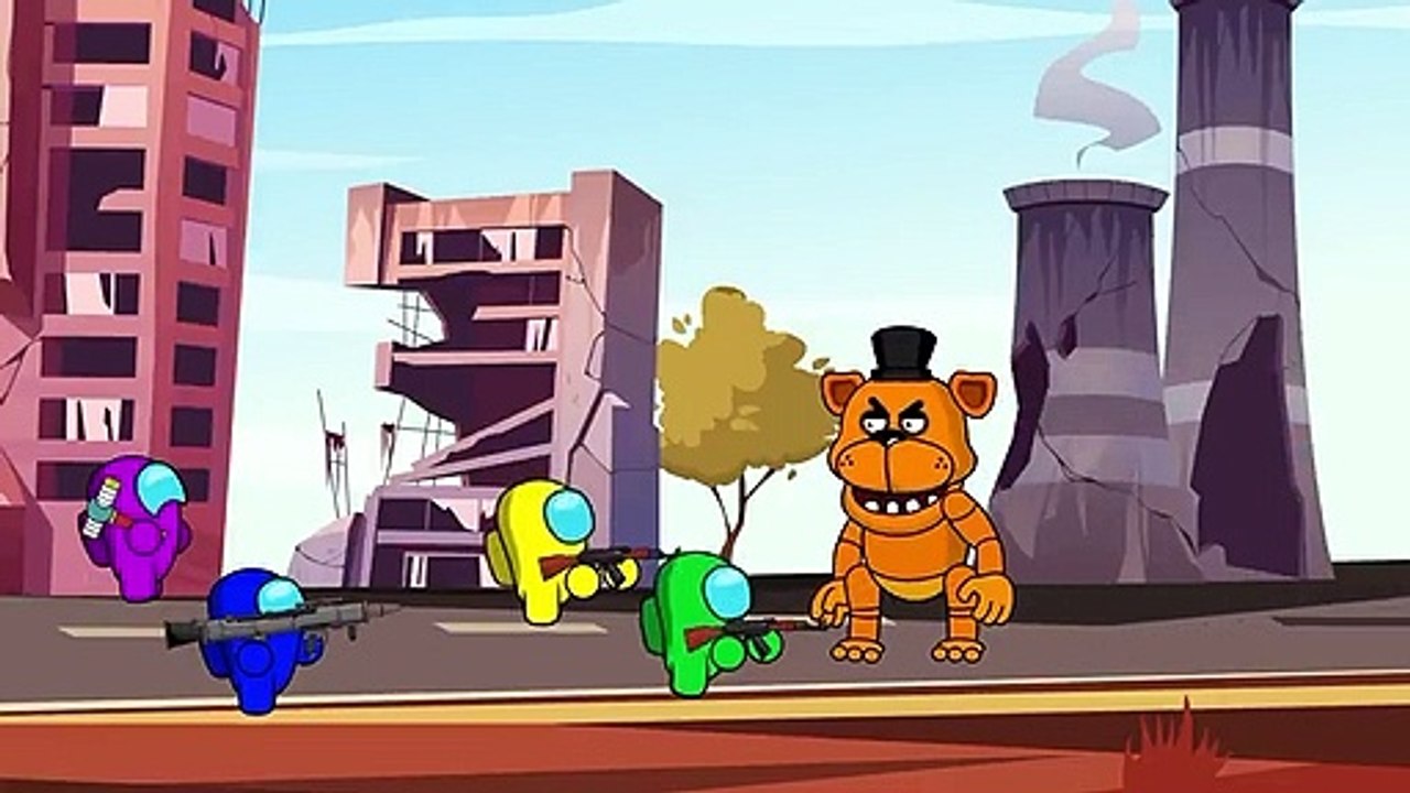 Among VS Bunny & Freddy - Five Nights at Freddy's - Peanut Among Us Zombie Animation ( 480 X 854 )