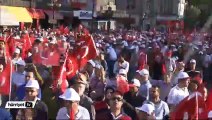 TOBB Başkanı Rifat Hisarcıklıoğlu dev yürüyüşte konuştu