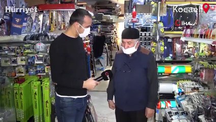 Eczanedeki çalışanı, yaşlı adamı kaldırıma böyle fırlattı