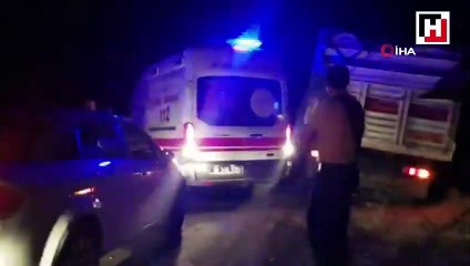 Kamyonun altına giren otomobil hurdaya döndü: 1 ölü, 1 yaralı