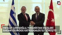Mevlüt Çavuşoğlu, Yunanistan Dışişleri Bakanı Georgios Katrougalos ile görüştü